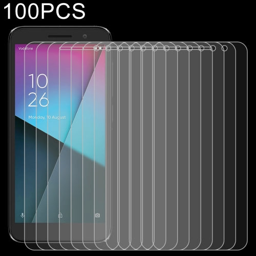 100 PCS 0.26mm 9H 2.5D Explosion-proof Tempered Glass Film for Vodafone Smart E9