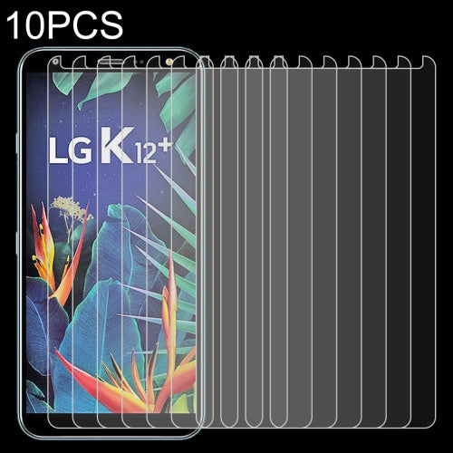 10 PCS 0.26mm 9H 2.5D Tempered Glass Film for LG K40