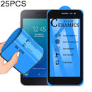 25 PCS 2.5D Full Glue Full Cover Ceramics Film for Galaxy A2 Core / J2 Core