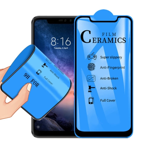 2.5D Full Glue Full Cover Ceramics Film for Xiaomi Redmi Note6 Pro