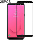 25 PCS Full Glue Full Cover Screen Protector Tempered Glass film for Galaxy J8 (2018)