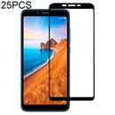 25 PCS Full Glue Full Cover Screen Protector Tempered Glass film for Xiaomi Redmi 7A
