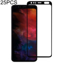 25 PCS Full Glue Full Screen Tempered Glass Film for Google Pixel 4
