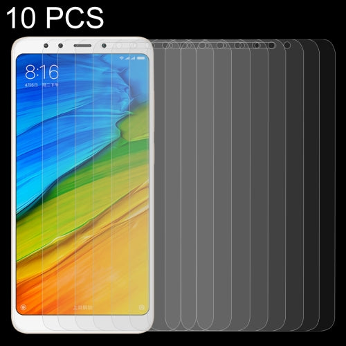 10 PCS for Xiaomi Redmi 5 0.26mm 9H Surface Hardness 2.5D Explosion-proof Tempered Glass Screen Film