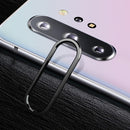 For Galaxy Note 10 0.15mm 9H Border Membrane Round Edge Rear Camera Lens Tempered Glass Film Guard Circle (Black)