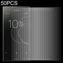 50 PCS 0.26mm 9H 2.5D Tempered Glass Film for Sony Xperia XZ1 Compact