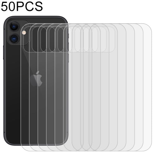 50 PCS For iPhone 11 Soft Hydrogel Film Full Cover Back Protector