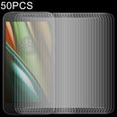 50 PCS 0.26mm 9H 2.5D Tempered Glass Film for Motorola Moto E3