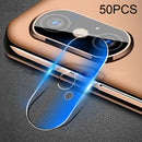 50 PCS Soft Fiber Back Camera Lens Film for iPhone XS Max