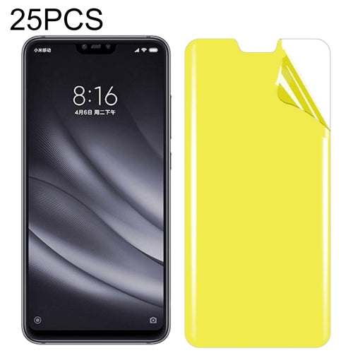 25 PCS For Xiaomi Mi 8 Lite / Redmi Note 6 / Redmi Note 6 Pro Soft TPU Full Coverage Front Screen Protector