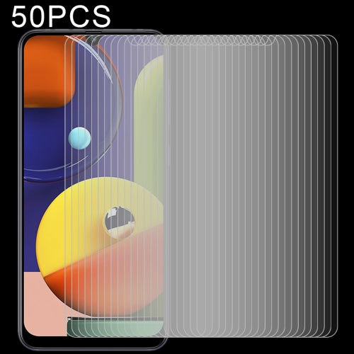 50 PCS For Galaxy A50s 2.5D Non-Full Screen Tempered Glass Film