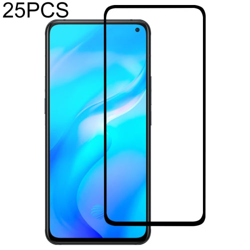 25 PCS For Vivo X30 Full Glue Full Cover Screen Protector Tempered Glass Film