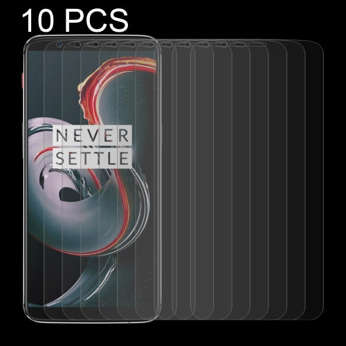 10 PCS for Oneplus 5T 0.26mm 9H Surface Hardness 2.5D Curved Edge Tempered Glass Screen Protector