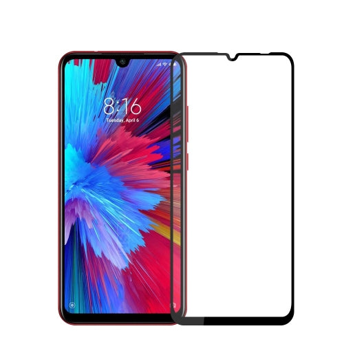 PINWUYO 9H 2.5D Full Glue Tempered Glass Film for Xiaomi Redmi Note 7s(Black)