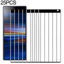 25 PCS 9H 3D Curved Full Screen Tempered Glass Film for Sony Xperia 10