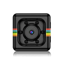 SQ11 Mini DV HD 1080P 6 LEDs Sport Recorder Camera with Holder, Support Monitor Detection & IR Night Vision & TF Card (Black)