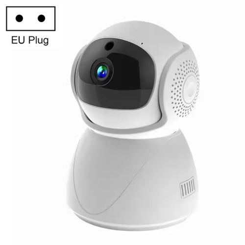 ZAS-5G01 1080P Home 5G WiFi Dual-band Panoramic Camera with 128GB TF Card, Support IR Night Vision & AP Hot Spot & Designated Alarm Area, EU Plug