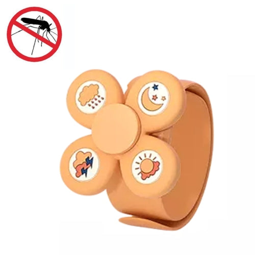 Original Xiaomi Youpin Plant Anti-bite Mosquito Repellent Gyro Bracelet(Orange)
