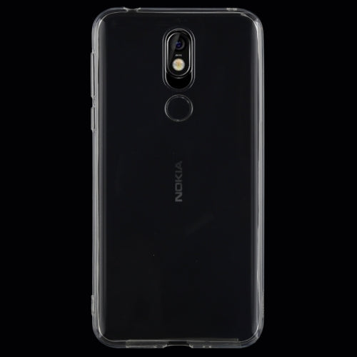 0.75mm Ultrathin Transparent TPU Soft Protective Case for Nokia 7.1