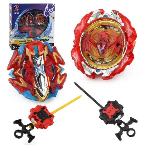 XD168-7J 2 In1 Explosive Gyroscope Disk Athletic Battle Set Gyroscope Toys