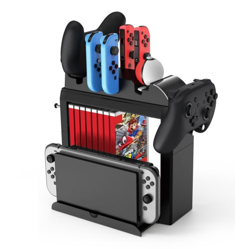 Game CD Card Disk Storage Divider Shelf Gamepad Hook Game Console Holder Multifunction Bracket for Nintendo Switch