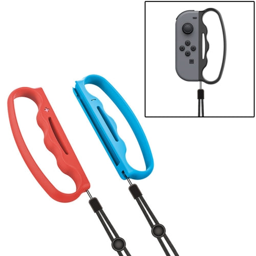 iPlay Small Handle Boxing Grip Gamepad Grip with Strap for Switch Joy-Con(Red)