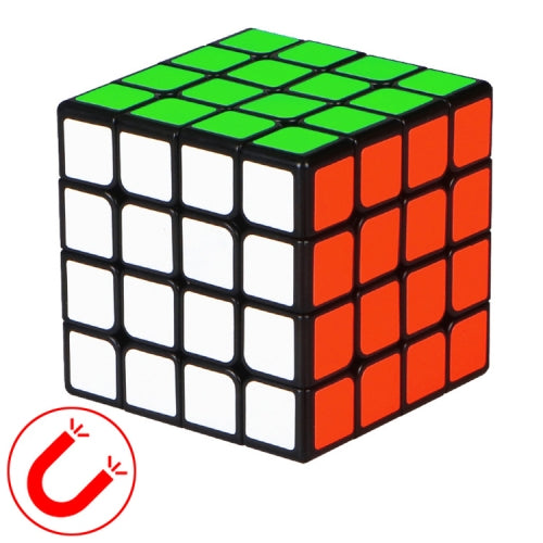 Moyu QIYI M Series Magnetic Speed Magic Cube Four Layers Cube Puzzle Toys (Black)