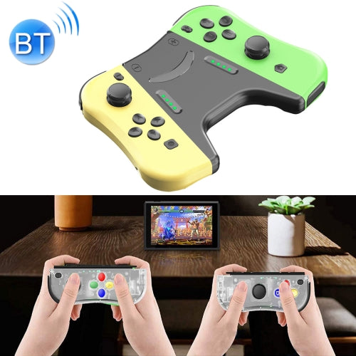 SP-5088ZJ For Switch Joy-con Left and Right Wireless Bluetooth GamePad Game Handle Controller(Yellow+Green)