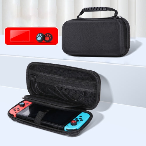 Classic Style Portable EVA Storage Bag Protective Case Handbag for Nintendo Switch Console, Size: 26x12.5x5.5cm(Black)