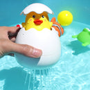 3 PCS 1768B Duck Egg Shape Plastic Children Baby Animal Shower Swimming Bathroom Water Spray Toy, Random Colors