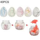 40 PCS / Set Water Expansion Hatching Dinosaur Eggs Funny Expand Toys, Random Color and Style Delivery, Size: 3*3*4cm