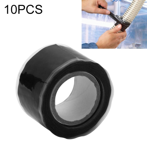10 PCS 1.5M Multi-function Waterproof High Temperature Resistance Water Pipe Wire Silicone Self-adhesive Tape