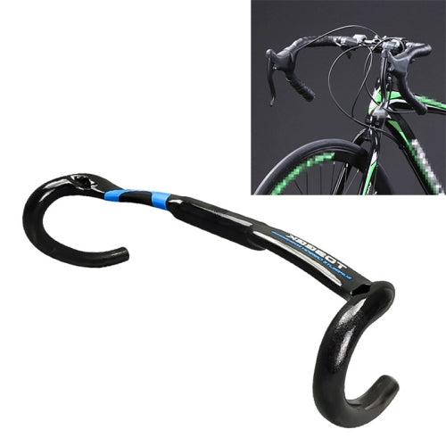 TOSEEK 3T Carbon Fiber Inside Line Bending Handle Road Bike Handlebar, Size: 440mm (Blue)