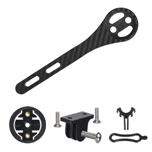 TOSEEK Full Carbon Fiber Road Bicycle Code Table Holder For Garmin Series(Gloss)