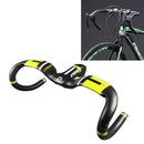 TOSEEK UD Carbon Fiber Ultralight Road Bike Handlebar, Size: 400x110mm(Yellow)