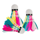 3 PCS Colorful Badminton, Suitable for Home Entertainment