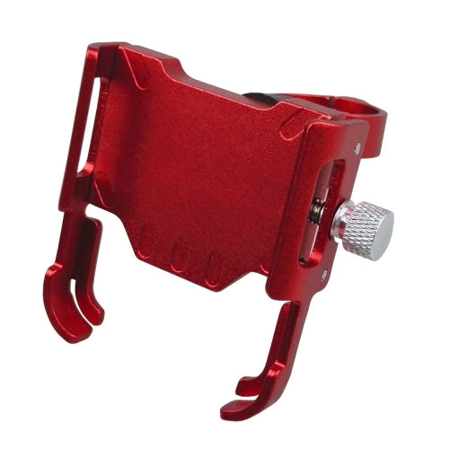 BIKERSAY MP008 Bike Motorcycle Aluminum Alloy Phone Holder Handlebar Clips (Red)