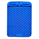 Outdoor Camping Foot-step Automatic Inflatable Cushion Portable TPU Inflatable Double Bed, Size: 195 x 119 x 16cm(Dark Blue)