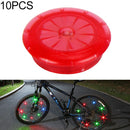 10 PCS Children Balance Car Night Riding Safety Light-emitting Clip Lights (Red)