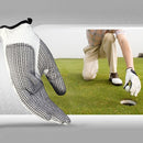 PGM Left Hand Sheepskin Anti-slip Particle Golf Men Gloves, Size: 22#