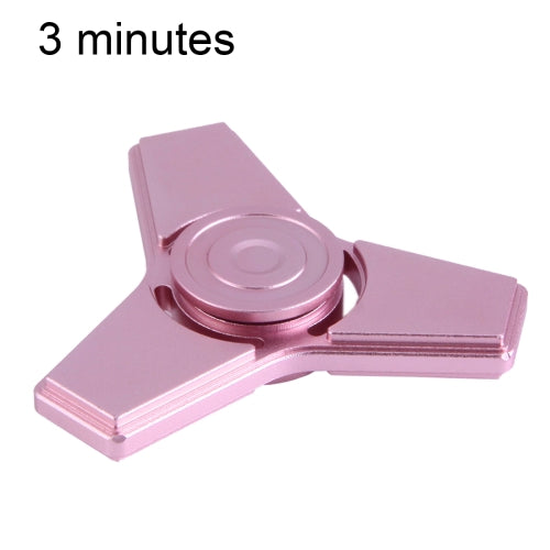 Fidget Spinner Toy Stress Reducer Anti-Anxiety Toy for Children and Adults, 3 Minutes Rotation Time, Aluminum Material, Three Leaves