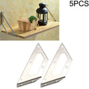 5 PCS Stainless Steel Multifunctional Angle Code 90 Degree Fixed Angle Iron, Specification: M