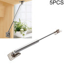 5 PCS Iron Head Cabinet Gas Holder Hydraulic Rod Buffer Telescopic Strut, 10 inch 80N (8kg)