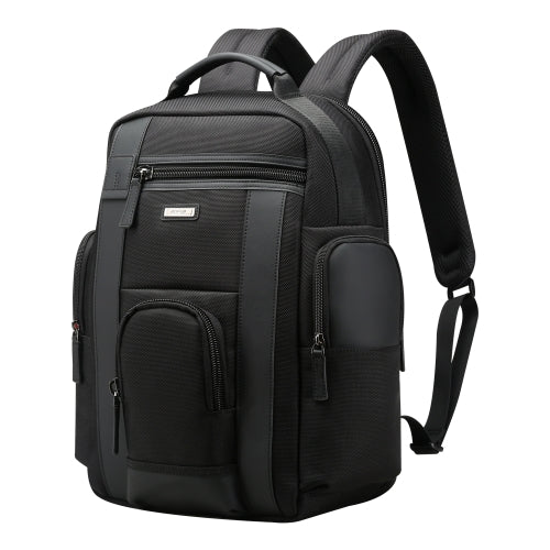 Bopai 751-006751 Business Anti-theft Waterproof Large Capacity Double Shoulder Bag, with USB Charging Port, Size: 36x17x41.5cm(Black)