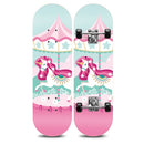 Whirligig Pattern Children Double-warp Toy Four Wheels Skateboard Scooter