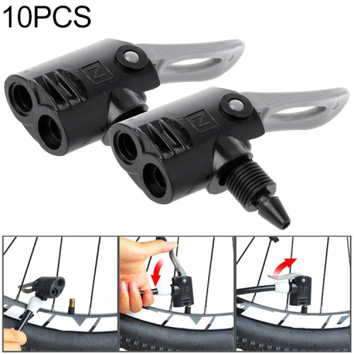 10 PCS HONOR Bicycle Inflatable Cylinder Air Pump Nozzle Clip