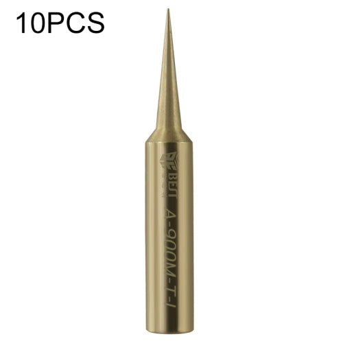 10 PCS BEST Pure Copper Low Temperature Soldering Iron Tip Special for Welding Fly Jump Wire A-900M-T-I