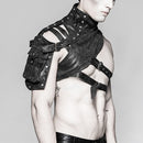 FHG303BK Leather Armor Shape One-shoulder Bag for Ladies