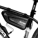 WILD MAN E4 Waterproof Front Bag MTB Mobile Phone Sets Bicycle Tube Bag Riding Accessories