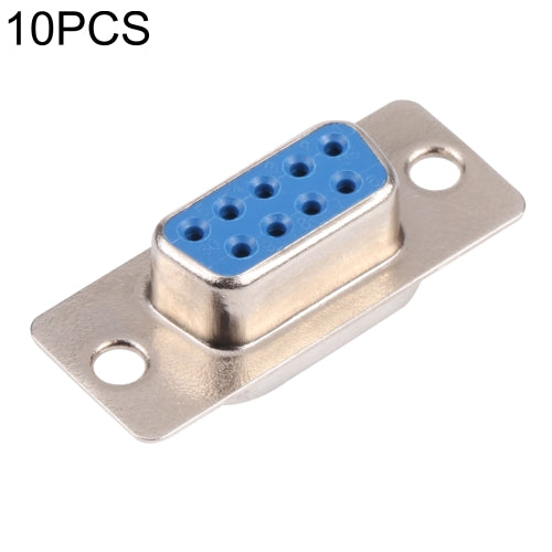 10 PCS DB9 Female Plug Weld Type Connector